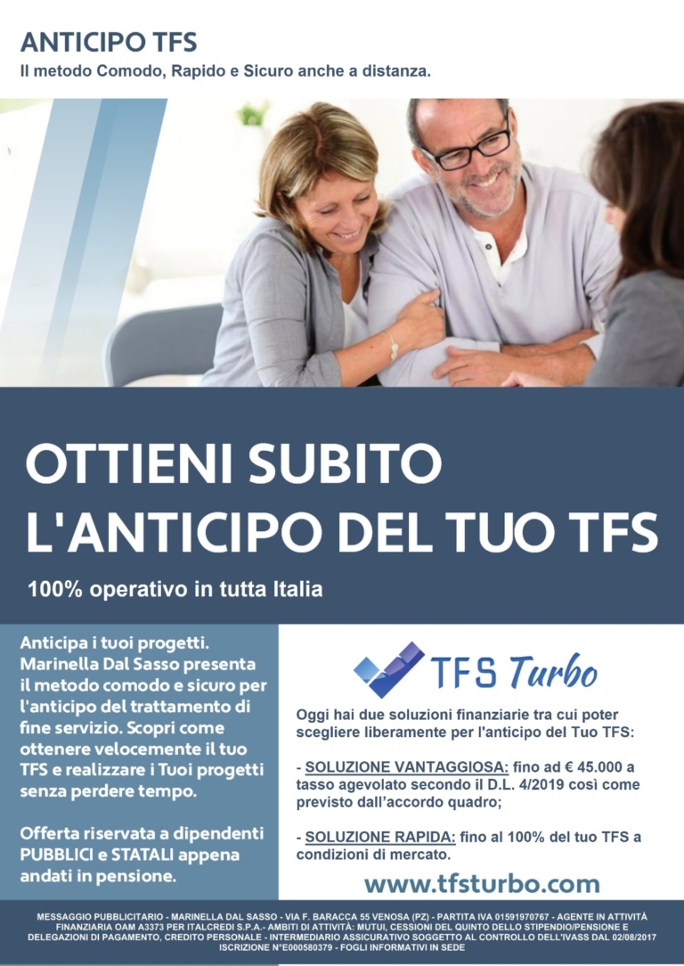 Anticipo Tfs Come Ottenere Il Certificato Di Quantificazione Del Tfs Inps