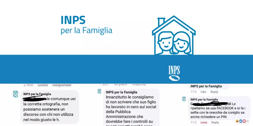 Immagine in evidenza del post: Il social media manager di "Inps per la famiglia" che stupisce il web