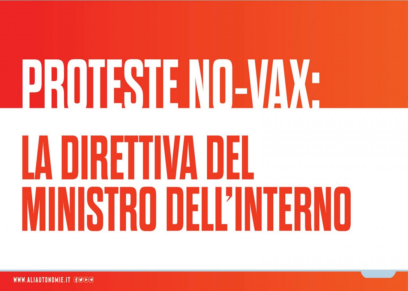 Immagine in evidenza del post: Manifestazioni no-vax: le schede di approfondimento ALI sulla direttiva Lamorgese