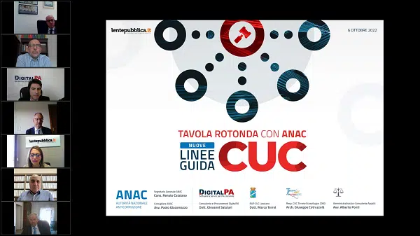 Le nuove Linee Guida per le CUC: confronto con l’ANAC [VIDEO]