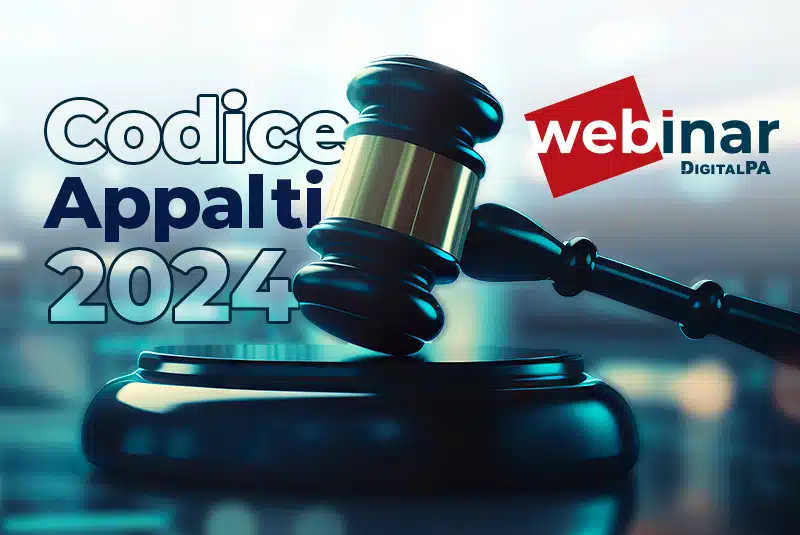 Immagine in evidenza del post: Webinar: guida operativa alla digitalizzazione del ciclo di vita dei contratti pubblici dal 2024, procedure ANAC e obblighi di pubblicazione