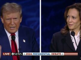 Immagine di anteprima per Elezioni USA, Kamala Harris tiene testa a Donald Trump nel confronto TV