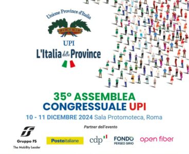 Il 10 e 11 dicembre Roma ospita l’Assemblea congressuale UPI